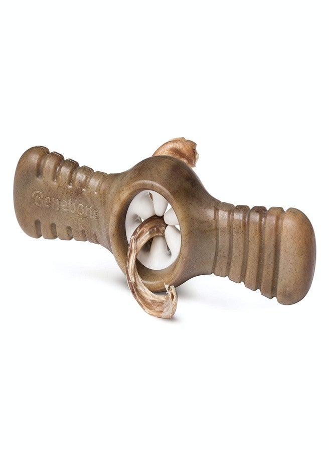 Benebone Pawplexer Interactive Treat Dispensing Tough Dog Puzzle Chew Toy, Made in USA, Medium, Real Bacon Flavor - Image 1